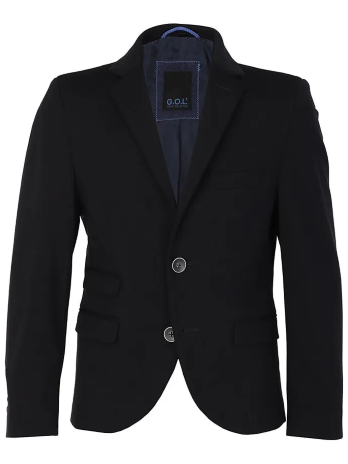 Garnitur - Slim fit - w kolorze granatowym