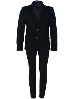 Garnitur - Slim fit - w kolorze granatowym