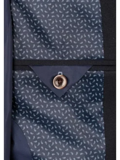 Garnitur - Slim fit - w kolorze granatowym