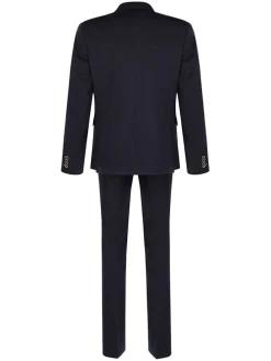 Garnitur - Slim fit - w kolorze granatowym