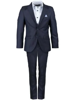 Garnitur - Slim fit - w kolorze granatowym