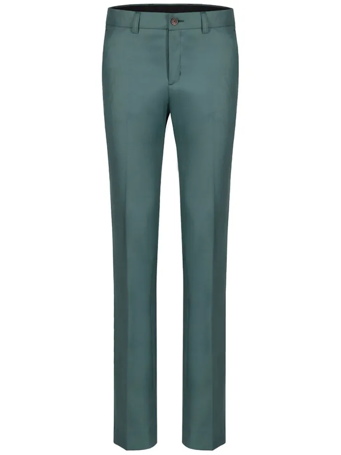 Garnitur - Slim fit - w kolorze zielonym