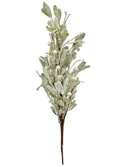 Gałązka dekoracyjna w kolorze zielonym - 10 x 45 cm