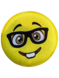 Gąbka kąpielowa "Emoji" w kolorze żółtym (produkt niespodzianka)