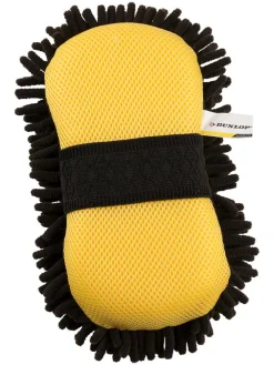 Gąbka w kolorze czarno-żółtym do czyszczenia samochodu - dł. 26 cm
