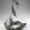 Girlanda w kolorze zielono-białym - dł. 120 cm