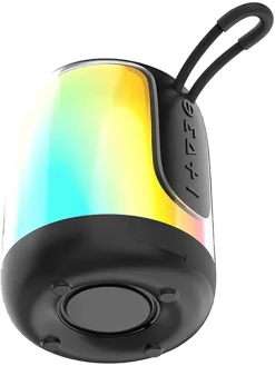 Głośnik Bluetooth w kolorze czarnym z funkcją zmiany kolorów