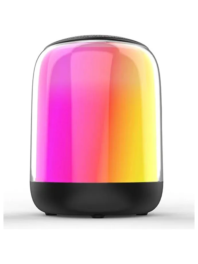 Głośnik Bluetooth w kolorze czarnym z funkcją zmiany kolorów