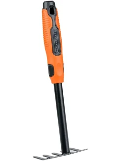 Grabki pięciozębowe w kolorze pomarańczowo-czarnym - wys. 31 cm