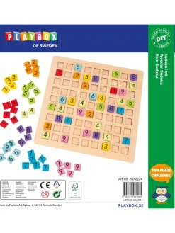 Gra edukacyjna "Sudoku" w różnych kolorach - 5+