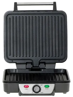 Grill stołowy "MS 3050" w kolorze srebrnym