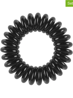 Gumki spiralne (6 szt.) w kolorze czarnym