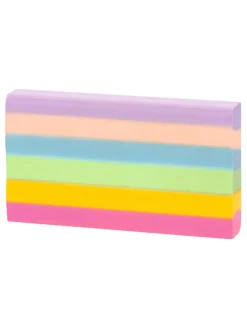 Gumki (2 szt.) ze wzorem do mazania - 8,3 x 4,7 x 1,4 cm
