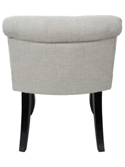 Hocker "Eleonor" w kolorze szarym - 60 x 68 x 54 cm