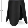 Hocker "Imogen" w kolorze czarnym - wys. 47 cm