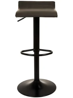 Hockery barowe (2 szt.) w kolorze czarnym - 36 x 63 x 37 cm