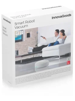 Inteligentny robot sprzątający w kolorze białym - Ø 22,5 cm