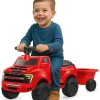 Jeździk "Shelby Ford F-150 Raptor" w kolorze czerwonym z przyczepką - 18 m+