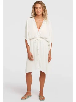 Kaftan "Essentials Tokeena" w kolorze kremowym