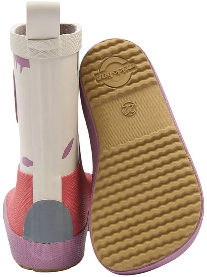 Kalosze barefoot w kolorze beżowo-koralowym