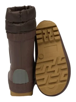 Kalosze w kolorze ciemnobrązowym