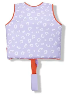 Kamizelka ''Lila Leopard'' do pływania - 3+