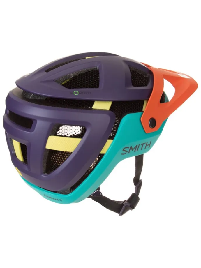 Kask rowerowy "Forefront 3 Mips" w kolorze granatowo-pomarańczowym