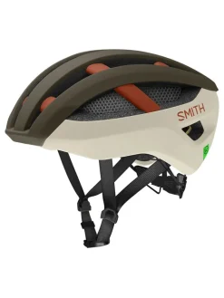 Kask rowerowy "Network Mips" w kolorze oliwkowo-beżowym