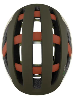 Kask rowerowy "Network Mips" w kolorze oliwkowo-beżowym
