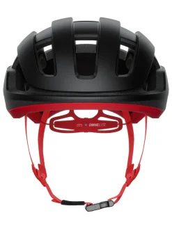 Kask rowerowy "Omne Lite" w kolorze czarno-czerwonym
