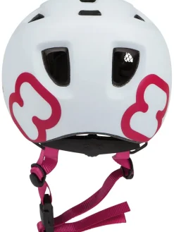 Kask rowerowy "Thundercap" w kolorze biało-fioletowym