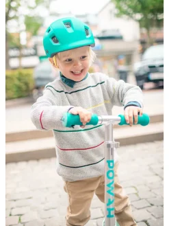 Kask rowerowy "Thundercap" w kolorze jaskrawozielonym