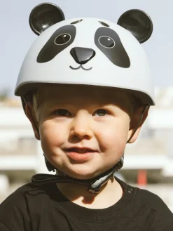 Kask rowerowy w kolorze czarno-białym