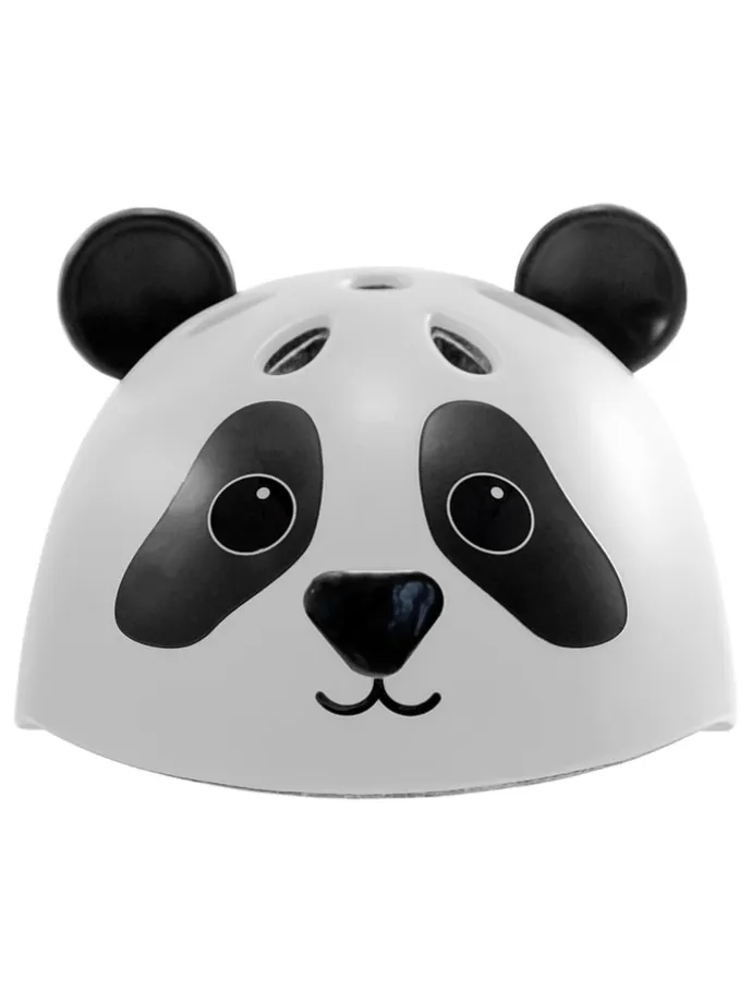 Kask rowerowy w kolorze czarno-białym