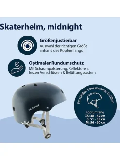 Kask rowerowy w kolorze granatowym - 4+