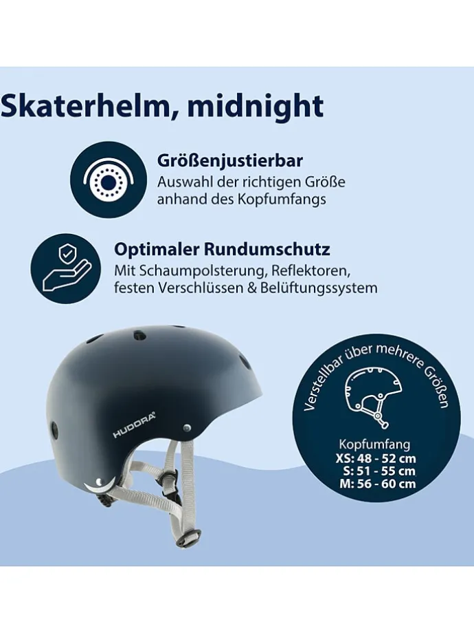 Kask rowerowy w kolorze granatowym - 4+
