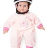 Kask rowerowy w kolorze jasnoróżowym dla lalek - 3+