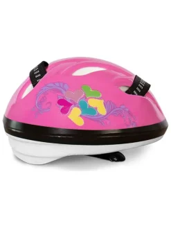 Kask rowerowy w kolorze jasnoróżowym dla lalek - 3+