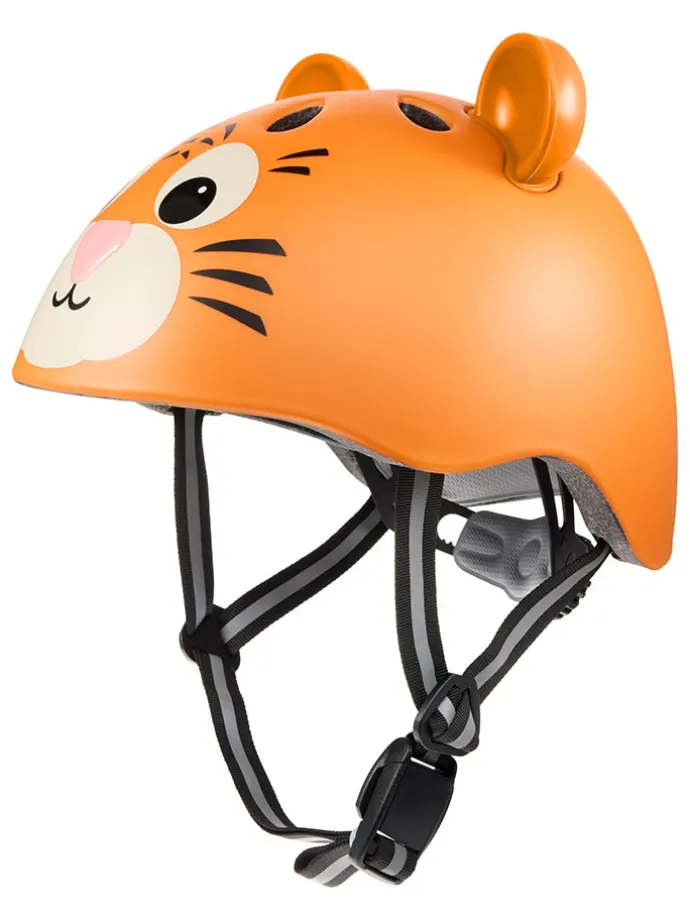 Kask rowerowy w kolorze pomarańczowym