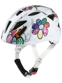 Kask rowerowy "Ximo Flash" w kolorze białym ze wzorem