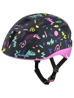 Kask rowerowy "Ximo Flash" w kolorze czarnym ze wzorem