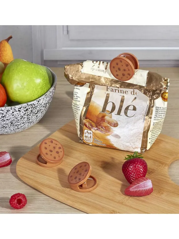 Klamerki (12 szt.) do opakowań - Ø 3,5 cm (produkt niespodzianka)