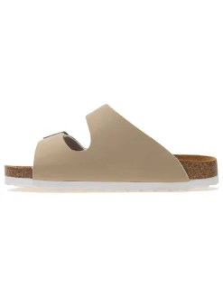 Klapki "Mia" w kolorze beżowym