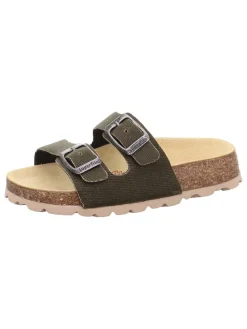 Klapki w kolorze khaki