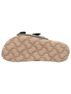 Klapki w kolorze khaki