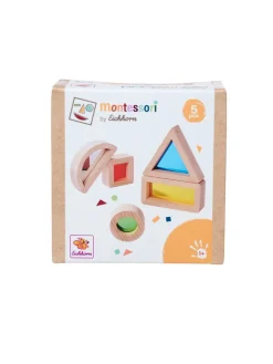 Klocki drewninane z okienkami - 12 m+