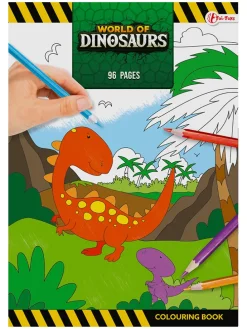 Kolorowanka "World of Dinosaurs" - 3+