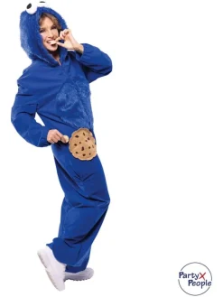 Kombinezon kostiumowy "Cookie monster" w kolorze niebieskim