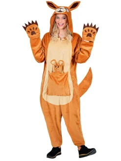 Kombinezon kostiumowy "Kangaroo" w kolorze jasnobrązowo-beżowym