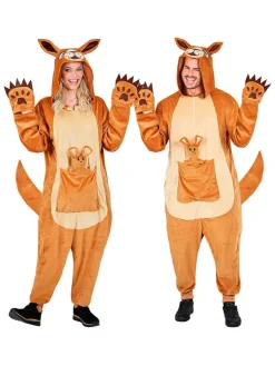 Kombinezon kostiumowy "Kangaroo" w kolorze jasnobrązowo-beżowym
